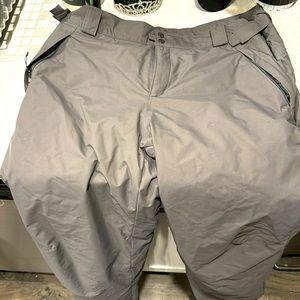 Columbia slate gray men’s insulated snow pants XS